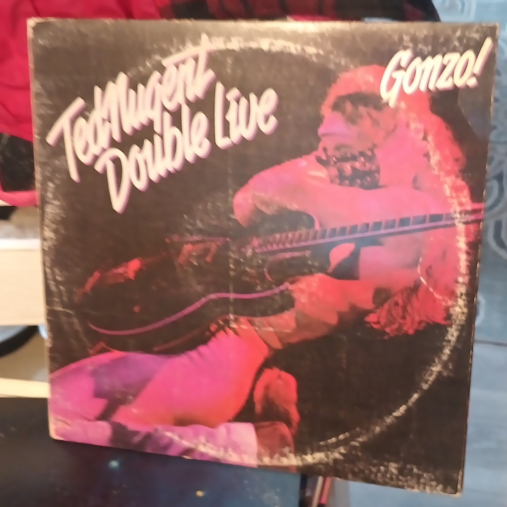 Ted Nugent Double Live Vinyl Album Gonzo